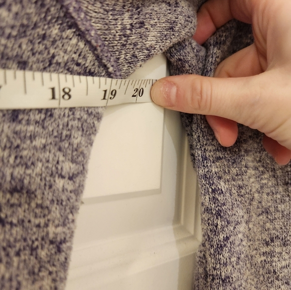 American Eagle Purple Zip Up Hoodie Jacket Womens Size M #T455 - Picture 6 of 8